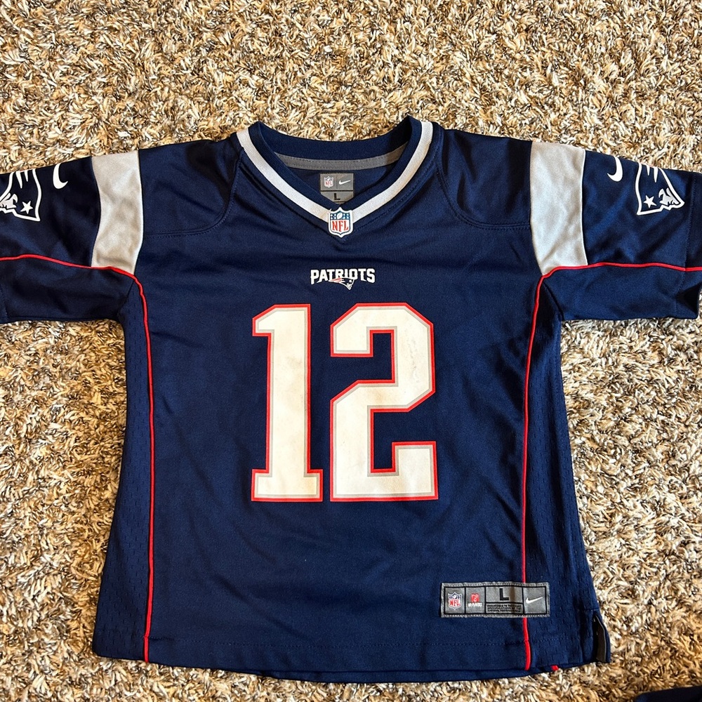 Tom Brady Patriots Jersey kids size 7